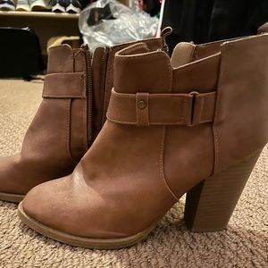 Brown booties